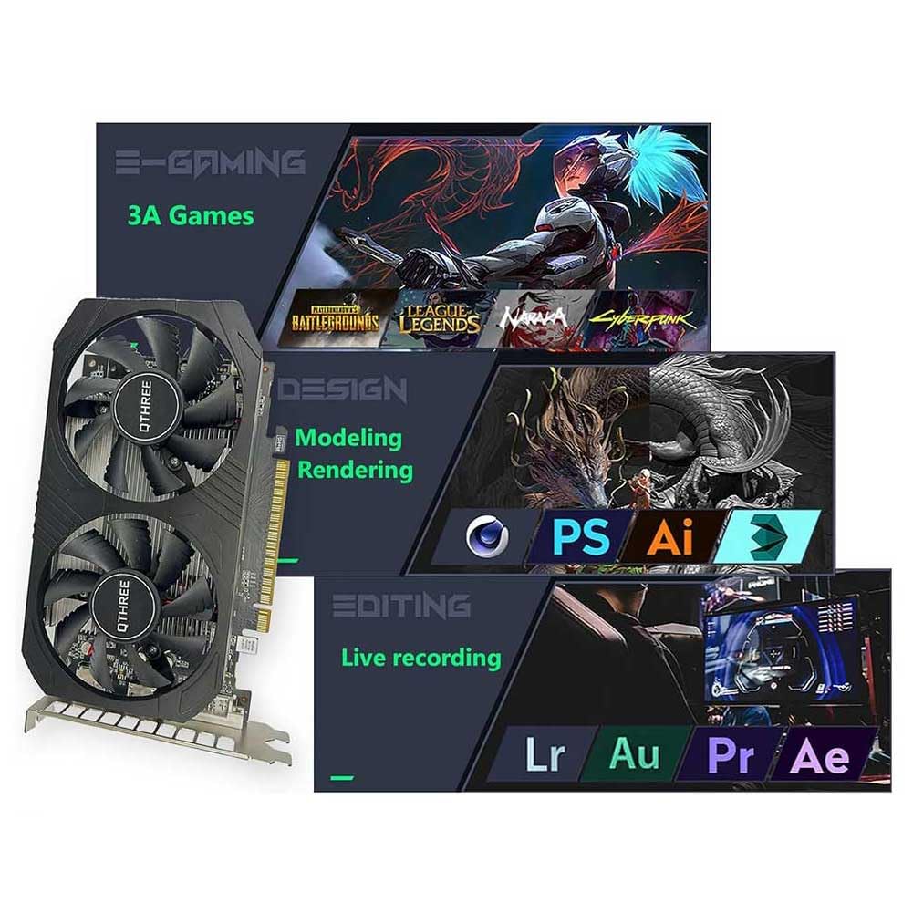 Amazon | QTHREE SAPLOS GeForce GTX 1050 Ti 4GB GDDR5 グラフィック